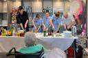 Lyncroft care home residents enjoy cocktails from Bar and Beyond. Picture: LYNCROFT CARE HOME