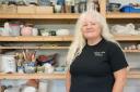 Cally James of Hippy Hut Pottery near Bury St Edmunds