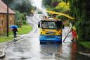 Severe flooding in Heacham in West Norfolk