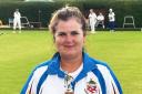 Carol Glanfield of Harpenden Bowling Club was the winner of the 2024 district champion of champions competition. Picture: HBC