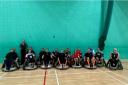 Saracens Rugby club welcomed Welwyn Hatfield police officers for a wheelchair rugby session