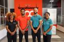 Interns for the 2024 GK Birthright programme, L-R: Madison Thomas (USA), Tariq Brown (UK), Romari Smith (Canada) and Lauren Walcott (USA)