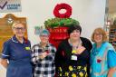 Members of the Knit and Natter Group spent six weeks making a post box topper for Remembrance Day.