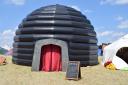 University of Hertfordshire's  inflatable planetarium