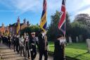 Royal British Legion branch unveils new standards in Aylsham