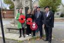 Saffron Walden BID installed the poppies in the town centre