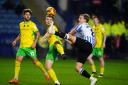 Norwich City's Jacob Sorensen and Sheffield Wednesday's Svante Ingelsson (right) battle for the ball