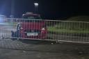 A car collided with a railing in Gaul Road, March, on November 19.