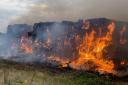 2,000 tonnes of straw was set on fire in Chatteris.