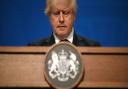 Prime Minister Boris Johnson during a media briefing in Downing Street, London, on coronavirus (Covid-19). Picture date: Monday July 12, 2021.