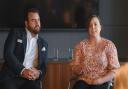 Sam Palmer of Lovewell Blake and Hannah Smith of Anglia Capital Group spoke at the Future 50 funding event held in Norwich