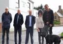 Members of the Five Bells Inn Preservation Society outside the Five Bells Inn in Upwell. Pictured left to right: John Delaney, Graham Seaton, David Cooper, Heather Utteridge and Tom Walczak.