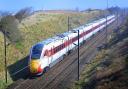 An LNER Azuma train on the East Coast Main Line