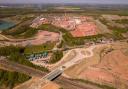 Stunning aerial views of £32m Kings Dyke crossing project by Steve Oldfield