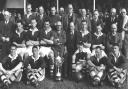 Wisbech Town FC with the Hospital Cup in 1948.