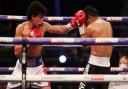 Jordan Gill (left) has not fought since beating Cesar Juarez (right) for the WBA International Featherweight title in February.