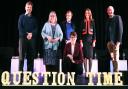 From left: Dr Nik Johnson, Lorna Dupre, Ruth Hufton, host Jack Wheelan, MP Lucy Frazer and Darryl Preston at the 'Question Time' event.