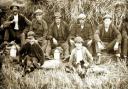 A wonderful moment taken from the archives but the question is (see below) what did these Fen workers do for lunch?