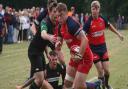 Josh Ferguson breaks through to score for WIsbech.