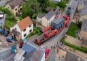 Arriving in Burwell, a 184-tonne transformer being delivered from Ipswich Docks to a National Grid substation