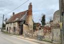 Three derelict cottages at 29 Dovecote Road, Upwell, Wisbech, are to be sold in an online auction.