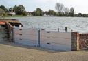 New flood defence barriers to be installed at Welney by the Environment Agency.