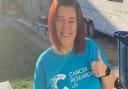 Mandy Doggett ran 56 miles in 11 days this month to raise £100 for Cancer Research UK.