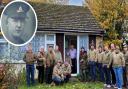 Wilf Wrench had a visit from The Marstock Military Vehicle Group on Remembrance Sunday.