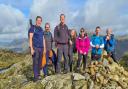 Cambridge Meridian Academies Trust (CMAT) staff after completing the Lake District 10 Peaks challenge in 10 hours.