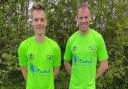 Jake Scott-Paul (right) and George Marsden, are taking on the Spartans “Super” obstacle race in July to raise money for mental health charity Mind. The lads have been kitted out by Soopa Doopa so they will be easily spotted in their electric green