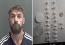 John Smith was found with more than £2,800 worth of cocaine.