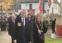 The Mayor of Chatteris, Linda Ashley, alongside fellow Chatteris Town Council member James Carney.