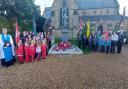 Children's groups from across the town and surrounding area at Saint Nicholas Church in Manea.