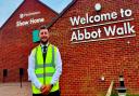 Damien Ramm at the Abbot Walk development in Chatteris