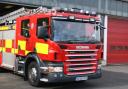 A chimney caught fire in Wood Street, Doddington, on New Year's Eve.