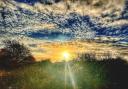 Gerry Brown took his image of an Autumn sky at Warboys.