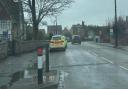 Police in Manea High Street this morning