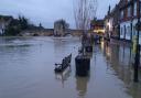 The river at St Ives in Huntingdonshire reached its highest level ever at the weekend - 1.53metres