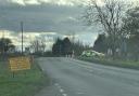 Police are searching the Forty Foot Bank after a motorist drove through the road closure and fled the scene.