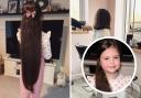 Cambridgeshire six-year-old Ruby James has donated 20 inches of her hair to The Little Princess Trust charity, and raised over £400 from donations.