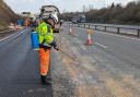 “Respect our roadworkers” - that’s the message from National Highways noting a rise in abuse on the eastbound A14 near Newmarket following significant flooding.