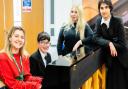 Professional musicians visited the Thomas Clarkson Academy in Wisbech before the Easter break for a day of teaching students about the music industry and helping them with composing music and songs.