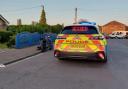 The motorbike seized by Cambridgeshire Police.