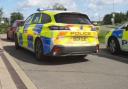 A BMW was seized in Bridge Street, Chatteris, after the driver was seen acting suspiciously and paying too much attention to police.