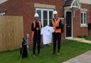 Damien Ramm, left, with Ben Smith, managing director of Persimmon Homes East Midlands