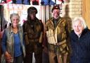 David and John Saunders, who dressed in period attire, brought fascinating items, and shared their stories with residents.