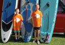 March brothers Ronnie, aged 10, and Albert, eight, raised £600 by completing a paddle boarding challenge at Houghton Mill, Huntingdon, on June 29.