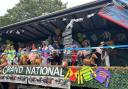 Ladies That Lunch of Doddington with their Grand National themed float, which was crowned the winner of the senior entry.