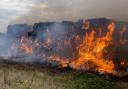 2,000 tonnes of straw was set on fire in Chatteris.