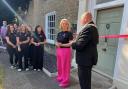 Mayor of March, Councillor Gary Christy, cut the ribbon on Ivy Reign Hair & Beauty at Audmoor House in March.